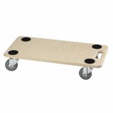 ROČNI VOZIČEK DÖRNER + HELMER VOZIČEK Z LESENO PLOŠČO 590X290MM MEHKA TLA 200KG