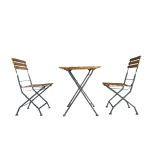 LESENI STOL MQ RODOS 41.5X48.5X82 CM AKACIJA ZLOŽLJIV