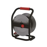 ROLETA - GUMI VODNIK EMOS ZUNANJA 25M 230V 4 VTIČNICE, ČRNA