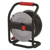 ROLETA - GUMI VODNIK EMOS ZUNANJA 50M 230V 4 VTIČNICE, ČRNA