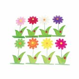 POMLADNA DEKORACIJA GLOSSTYLE ROŽA SORTIRANO 21 CM