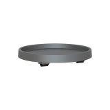 PODSTAVEK ZA LONČNICO S KOLEŠČKI ANTRACIT 40CM