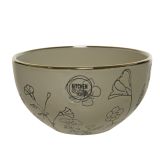 SKODELICA ZA KOSMIČE DECORIS S POTISKOM ROŽ 13.8CM