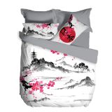 POSTELJNINA AMO LA CASA SAKURA 140X200 / 60X80CM