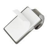 KOVINSKA OBEŠALNA KLJUKA WALTECO SAMOLEPILNA NERJAVNA PRAVOKOTNA