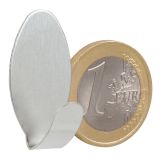 KOVINSKA OBEŠALNA KLJUKA WALTECO SAMOLEPILNA NERJAVNA ZAV=2KOS ELIPSA