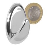 PVC OBEŠALNA KLJUKA WALTECO SAMOLEPILNA PVC KROMIRANA