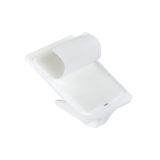 PVC OBEŠALNA KLJUKA WALTECO SAMOLEPILNA PVC KROMIRANA