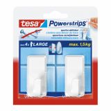 SAMOLEPILNI IZDELEK TESA POWERSTRIPS KLJUKICA KLASIK 2/1 BELA