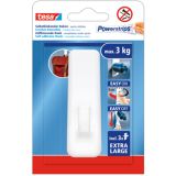 SAMOLEPILNI IZDELEK TESA POWERSTRIPS KLJUKICA XL PRAVOKOTNA 2/1 BELA