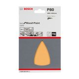 DELTA/VEČNAM BRUSNI LIST BOSCH 10-DELNI SET C470 RUMEN 100X150 MM G80 7 LUKENJ