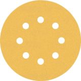 SAMOPRITRILNI BRUSNI DISK BOSCH 125MM 8 LUKENJ G120 EXC470 ZA LES IN BARVO