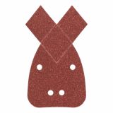 25-DELNI SET SAMOPRITRDILNIH BRUSNIH LISTOV BOSCH 170X98X20 MM G80/120/180 4 LUKNJE RDEČA BARVA ZA LES