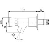 SAMOZAPIRALNA PIPA BLITZ KLIK 236 ZIDNA PODALJŠANA