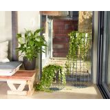 PE NOTRANJI LONEC SAN REMO GLOSSY ANTRACIT 42CM S KOLEŠČKI