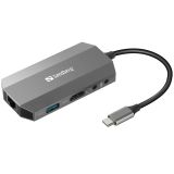 USB RAZDELILEC (HUB) SANDBERG SB13633 HUB / DOCK
