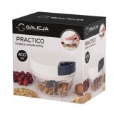 SEKLJALNIK / REZALNIK GALICIJA ROČNI SEKLJALNIK 0.4 L BELO-SIV GALICIJA