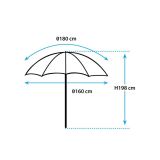 SENČNIK BRUNNER SUN PARSOL 180 MODER