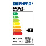 SENZORSKO SVETILO RABALUX ZENON 24W BELO