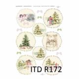 SERVIETNA, DECOUPAGE TEH. RAYHER DECOUPAGE PAPIR RIŽEV A4 BOŽIČNI MOTIV