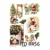 SERVIETNA, DECOUPAGE TEH. RAYHER DECOUPAGE PAPIR RIŽEV A4 BOŽIČNO JUTRO