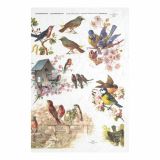 SERVIETNA, DECOUPAGE TEH. RAYHER DECOUPAGE PAPIR RIŽEV A4 PTIČKI