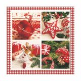 SERVIETNA, DECOUPAGE TEH. RAYHER PRTIČKI CHRISTMAS DEKOR 33X33 CM, 20 KOS