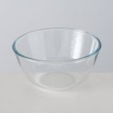 SERVIRNA SKLEDA BOLTZE 23 CM OKROGLA, STEKLENA