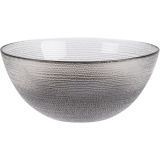 SERVIRNA SKLEDA EH 21 CM TEMNO STEKLENA Z GLITERJEM