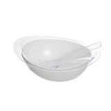 SERVIRNA SKLEDA HEREVIN VENEZIA OVALNA BELA S PRIBOROM