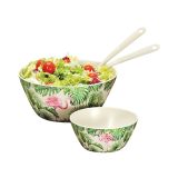 SERVIRNA SKLEDA KESPER 15 CM FLAMINGO BAMBOO