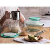 SERVIRNA SKLEDA PASABAHCE 14 CM CHEF'S STEKLENA + BEL POKROV