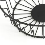 KOŠARA ZA SADJE ZELLER PRESENT KOŠARA ZA SADJE OKROGLA 24X9.5 CM KOVINA ČRNA