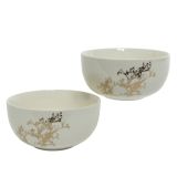 SERVIRNA SKLEDA ZLATA VEJA 13X13X6 CM SORTIRANO