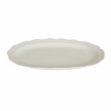 SERVIRNI KROŽNIK KAROLINA 33 CM OVAL GLORIA BONE CHINA