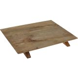 SERVIRNI KROŽNIK EH PLOŠČA ZA SERVIRANJE IZ LESA MANGA 30X4X38CM