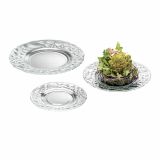 SERVIRNI KROŽNIK SANDRA RICH 3X32 CM STEKLEN PEBBLE