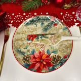 SERVIRNI KROŽNIK TOGNANA 26 CM MADISON SINFONIA Z LOPATKO