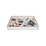 SERVIRNI PLADENJ TOGNANA 35X35 CM KVADRATEN PARTY TIME BOŽIČNI MOTIV BEL