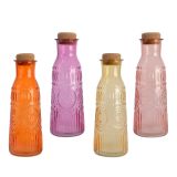 SERVIRNI VRČ DECORIS STEKL. KARAFA S POKROVOM 4 BARVE, SORT.