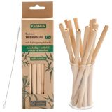 NAMIZNI DODATEK KESPER SET 12/1 SLAMICE ZA PITJE BAMBUS 20 CM