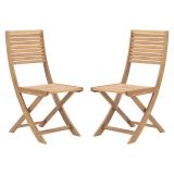 SET 2 JEDILNIH STOLOV SOLARIS II ORIGAMI FSC AC HONEY WOOD