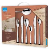 SET JEDILNEGA PRIBORA AMEFA 42 DELNI GAIA