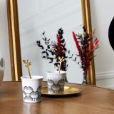 SET JEDILNEGA PRIBORA HOME DECO DESERTNE ŽLICE 4/1 DEKOR LISTJA ZLATE