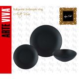 SET KROŽNIKOV ARTE VIVA 16 DELNI NATURLOOK ČRN