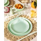 SET KROŽNIKOV LUMINARC 18 DELNI GREEN DIWALI OPAL