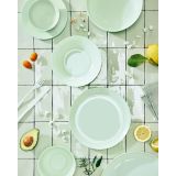 SET KROŽNIKOV LUMINARC 18 DELNI GREEN DIWALI OPAL