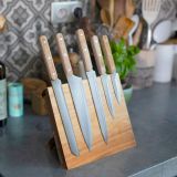 SET NOŽEV LIVOO NA LESENEM STOJALU 5/1 MEC136