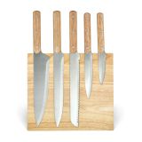 SET NOŽEV LIVOO NA LESENEM STOJALU 5/1 MEC136