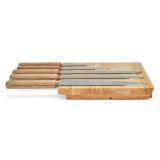 SET NOŽEV LIVOO NA LESENEM STOJALU 5/1 MEC136